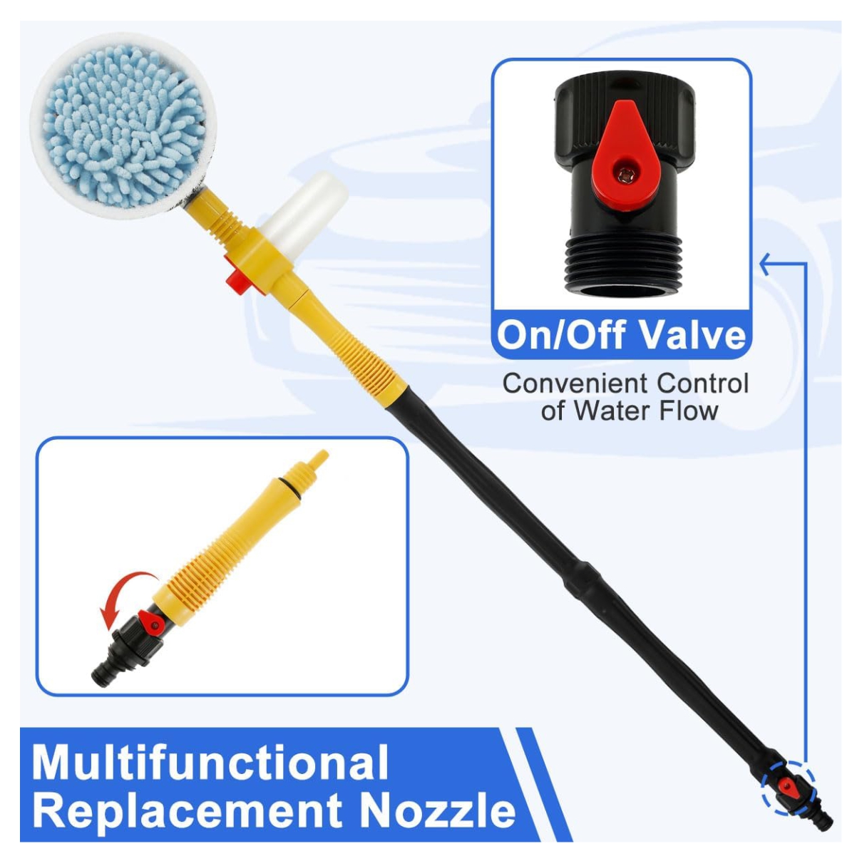 Miniatura 4 de Cepillo A Presion Lavado Carro auto Moto